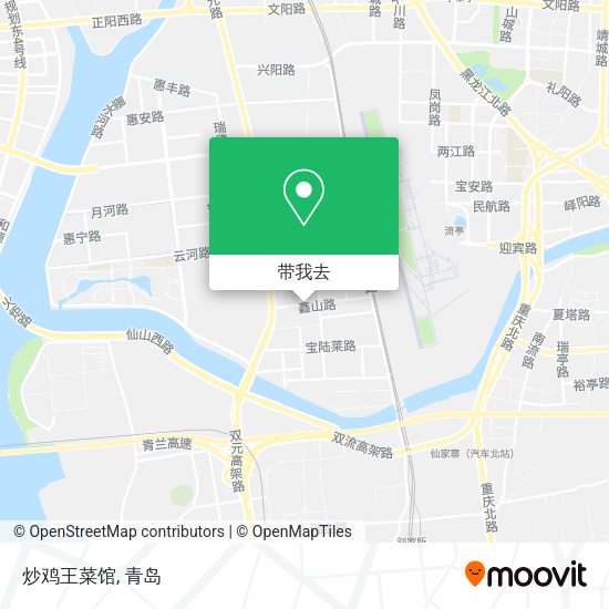 炒鸡王菜馆地图