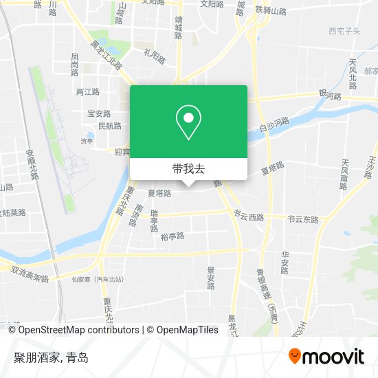 聚朋酒家地图