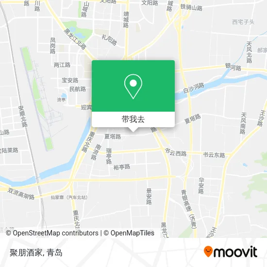 聚朋酒家地图