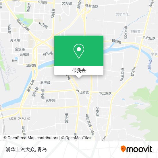 润华上汽大众地图
