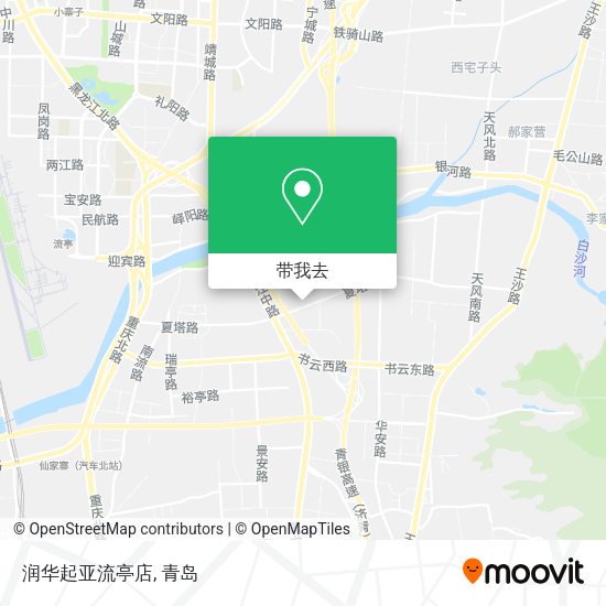 润华起亚流亭店地图