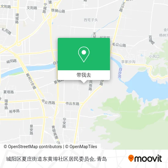 城阳区夏庄街道东黄埠社区居民委员会地图