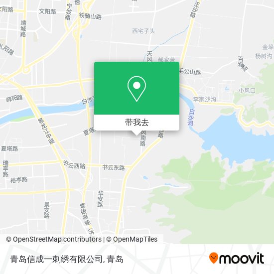 青岛信成一刺绣有限公司地图