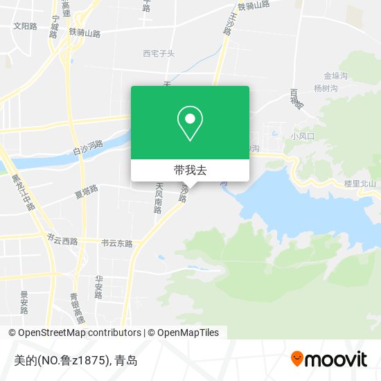 美的(NO.鲁z1875)地图