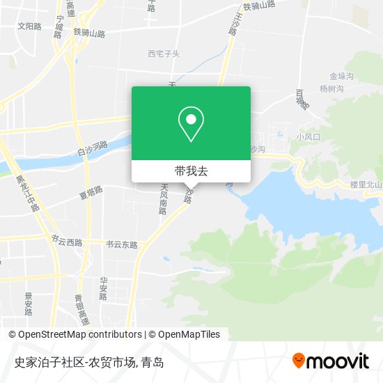 史家泊子社区-农贸市场地图