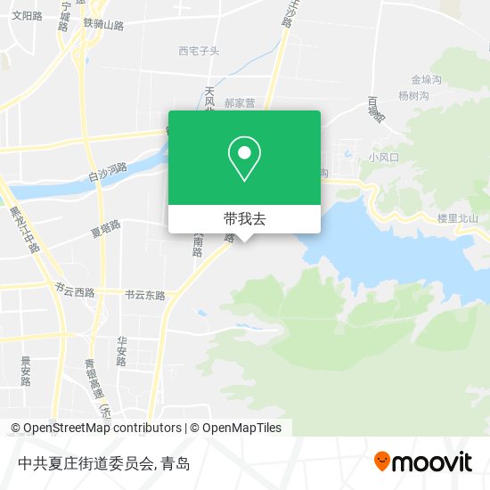 中共夏庄街道委员会地图