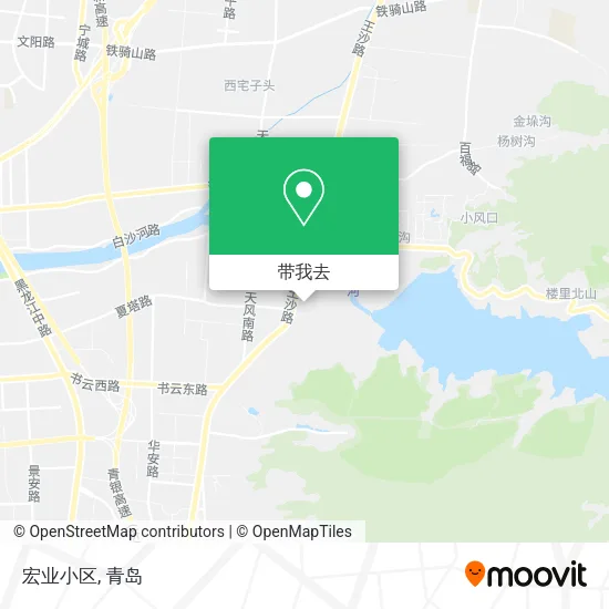宏业小区地图