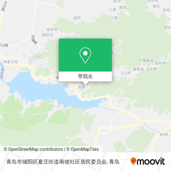 青岛市城阳区夏庄街道南坡社区居民委员会地图