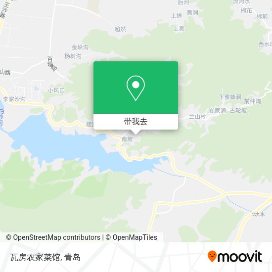 瓦房农家菜馆地图