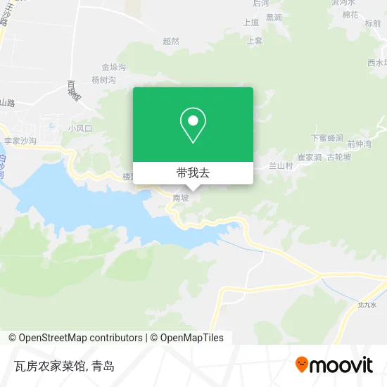 瓦房农家菜馆地图