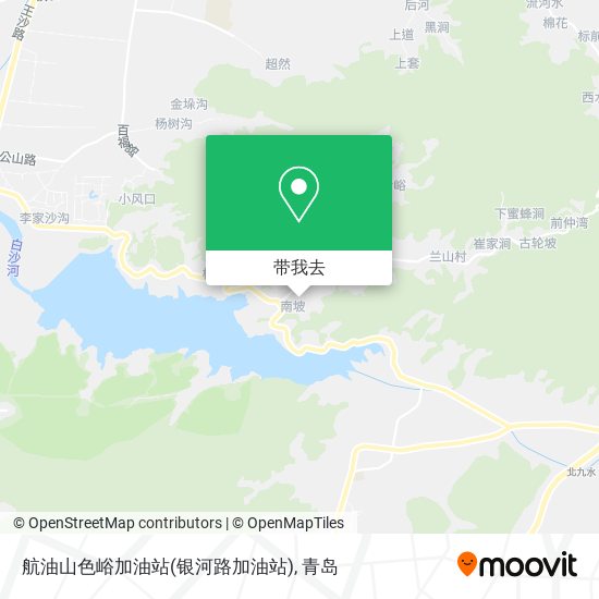 航油山色峪加油站(银河路加油站)地图