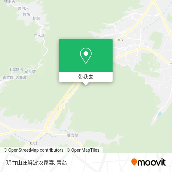 玥竹山庄解波农家宴地图