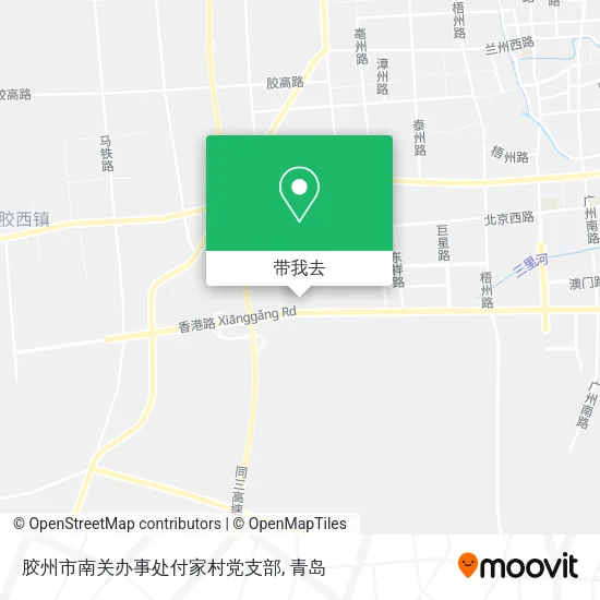 胶州市南关办事处付家村党支部地图