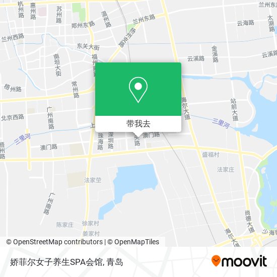 娇菲尔女子养生SPA会馆地图