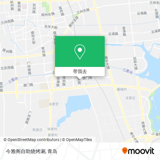 今雅阁自助烧烤涮地图