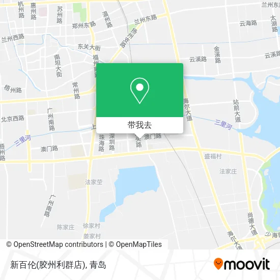 新百伦(胶州利群店)地图