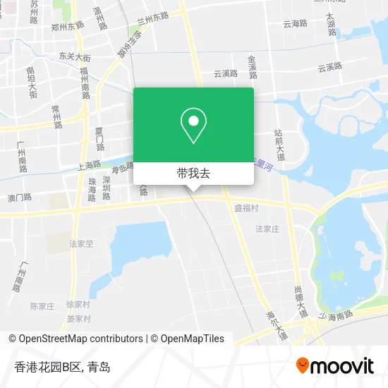 香港花园B区地图