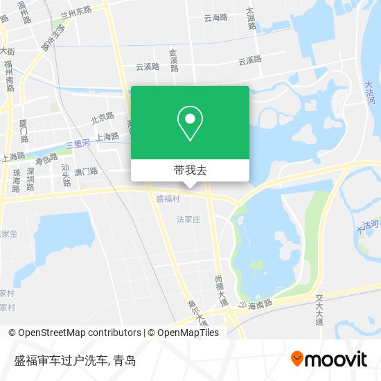 盛福审车过户洗车地图