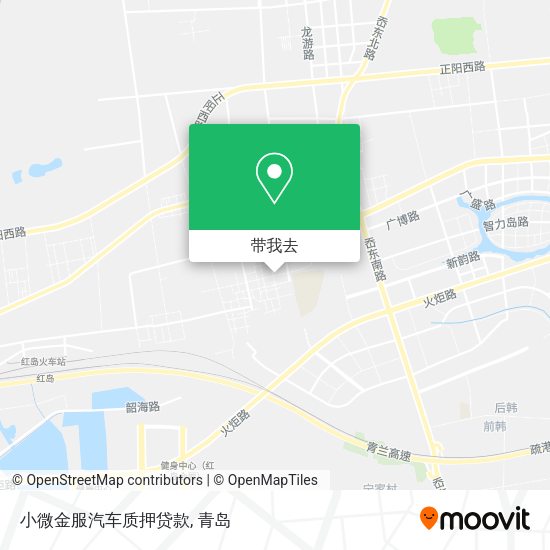 小微金服汽车质押贷款地图