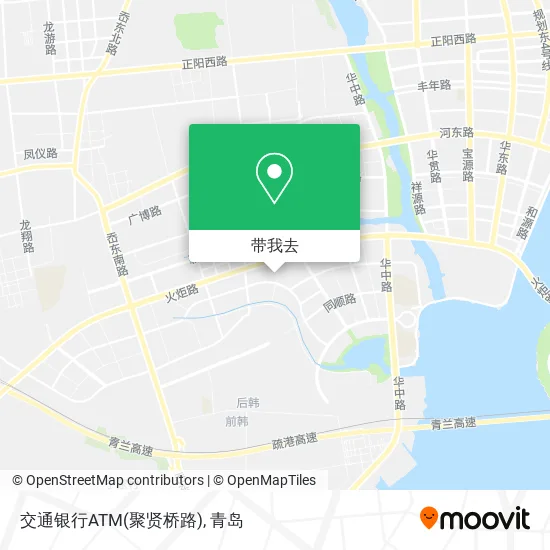 交通银行ATM(聚贤桥路)地图