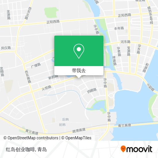 红岛创业咖啡地图