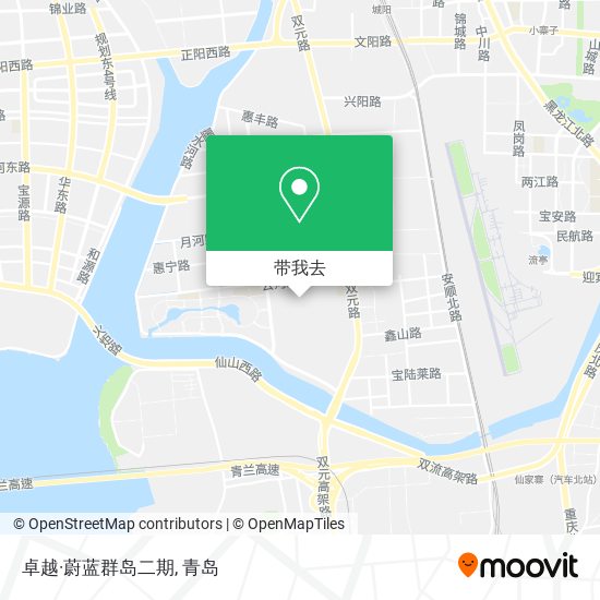 卓越·蔚蓝群岛二期地图