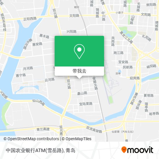 中国农业银行ATM(雪岳路)地图