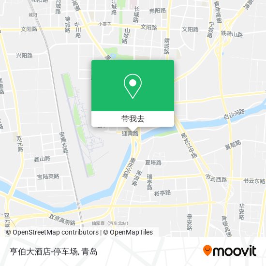 亨伯大酒店-停车场地图