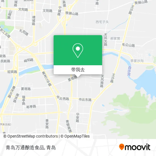 青岛万通酿造食品地图