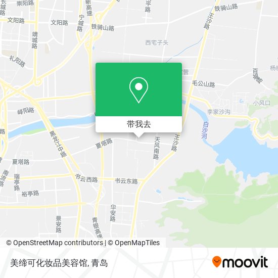 美缔可化妆品美容馆地图