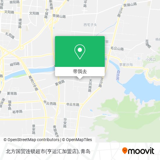 北方国贸连锁超市(亨运汇加盟店)地图