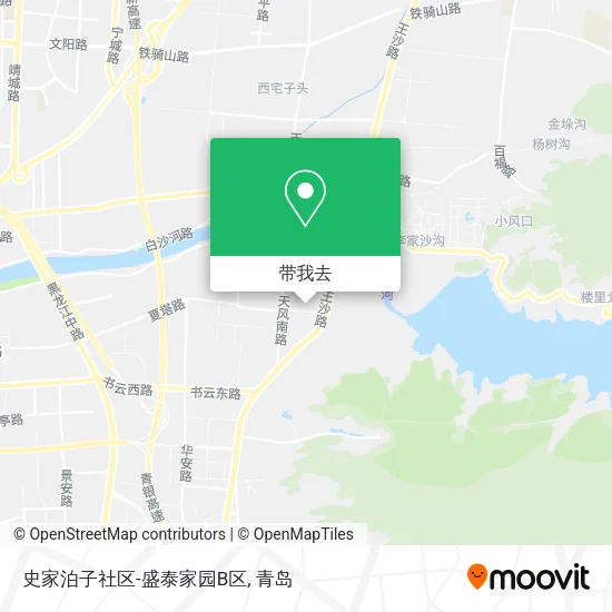 史家泊子社区-盛泰家园B区地图