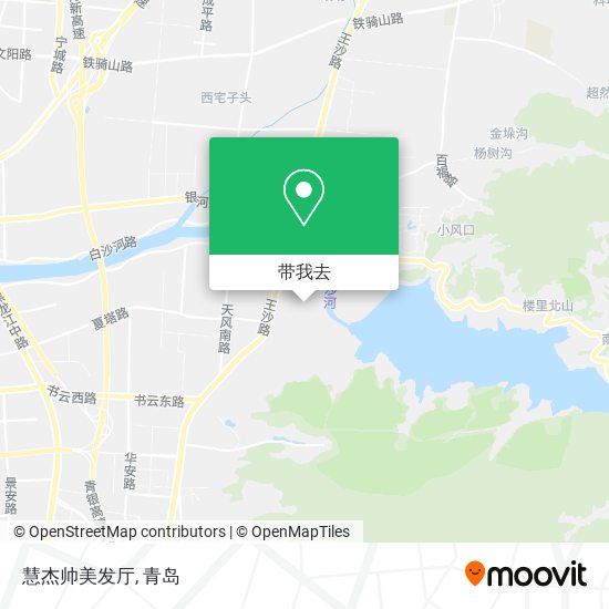 慧杰帅美发厅地图