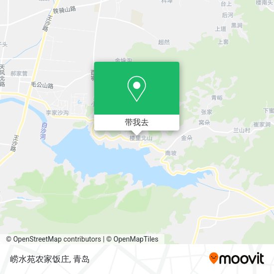 崂水苑农家饭庄地图