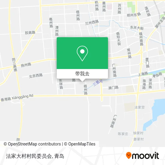 法家大村村民委员会地图
