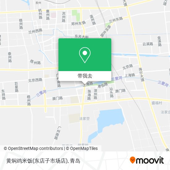 黄焖鸡米饭(东店子市场店)地图