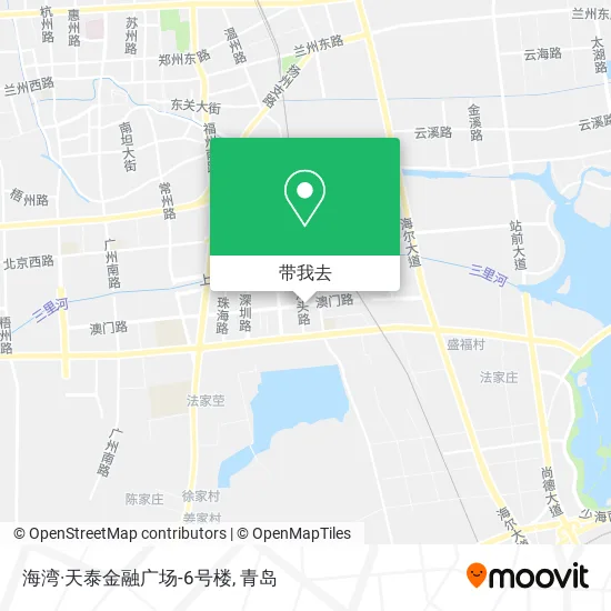 海湾·天泰金融广场-6号楼地图