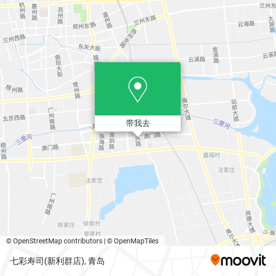 七彩寿司(新利群店)地图