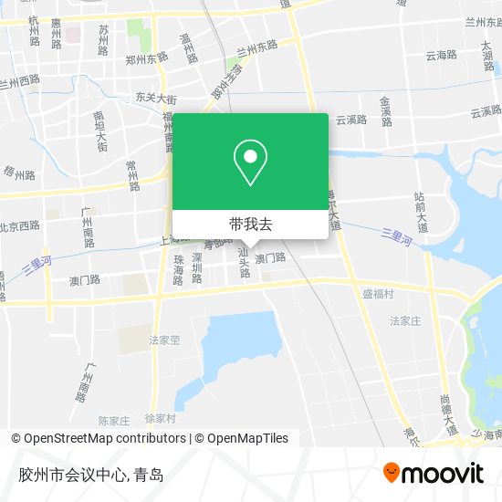 胶州市会议中心地图