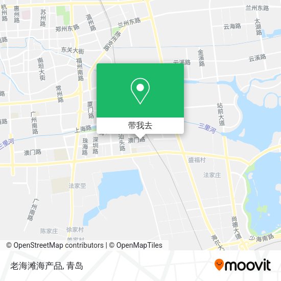 老海滩海产品地图