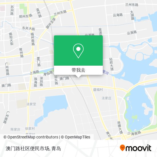 澳门路社区便民市场地图