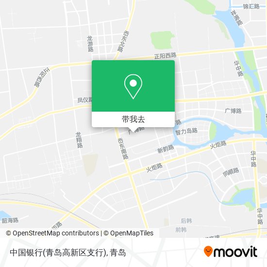 中国银行(青岛高新区支行)地图