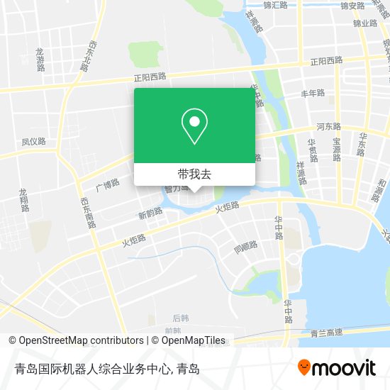 青岛国际机器人综合业务中心地图