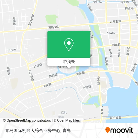 青岛国际机器人综合业务中心地图