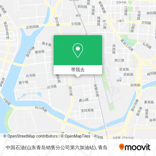 中国石油(山东青岛销售分公司第六加油站)地图