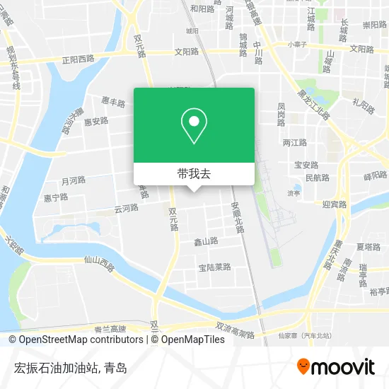 宏振石油加油站地图