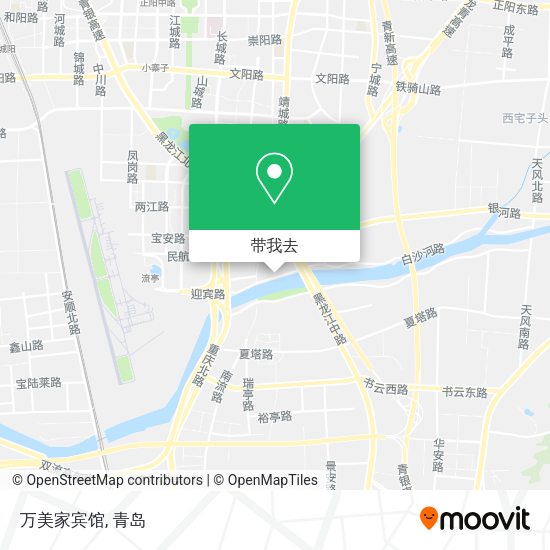 万美家宾馆地图