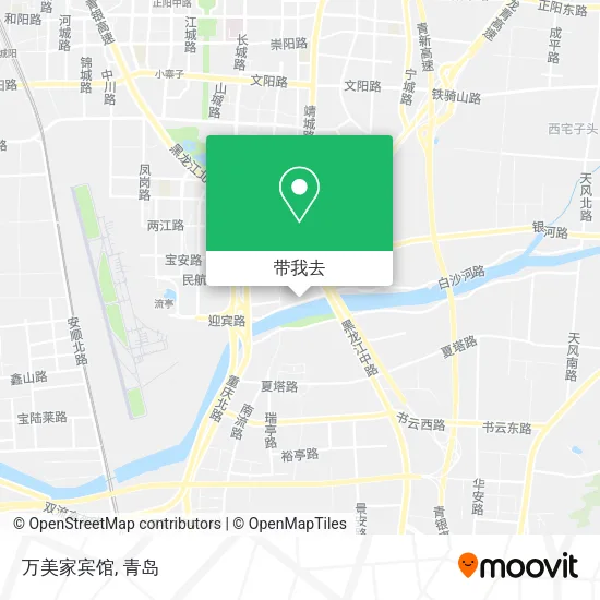 万美家宾馆地图