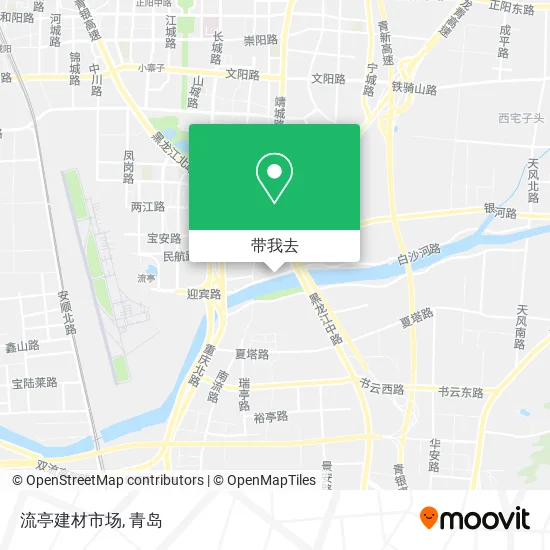 流亭建材市场地图