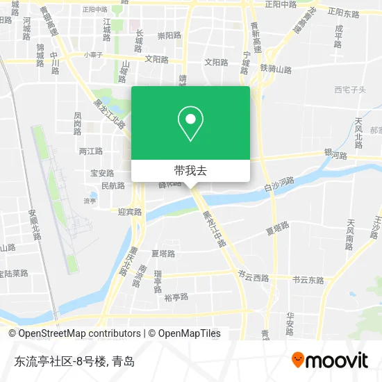 东流亭社区-8号楼地图